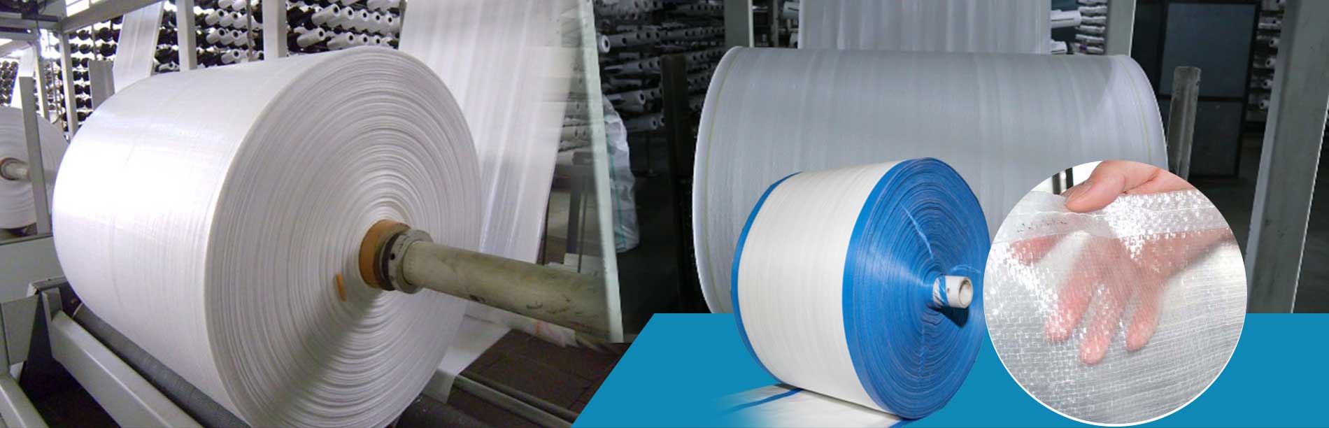 HDPE / PP Woven Fabric Sheets & Rolls Manufacturer